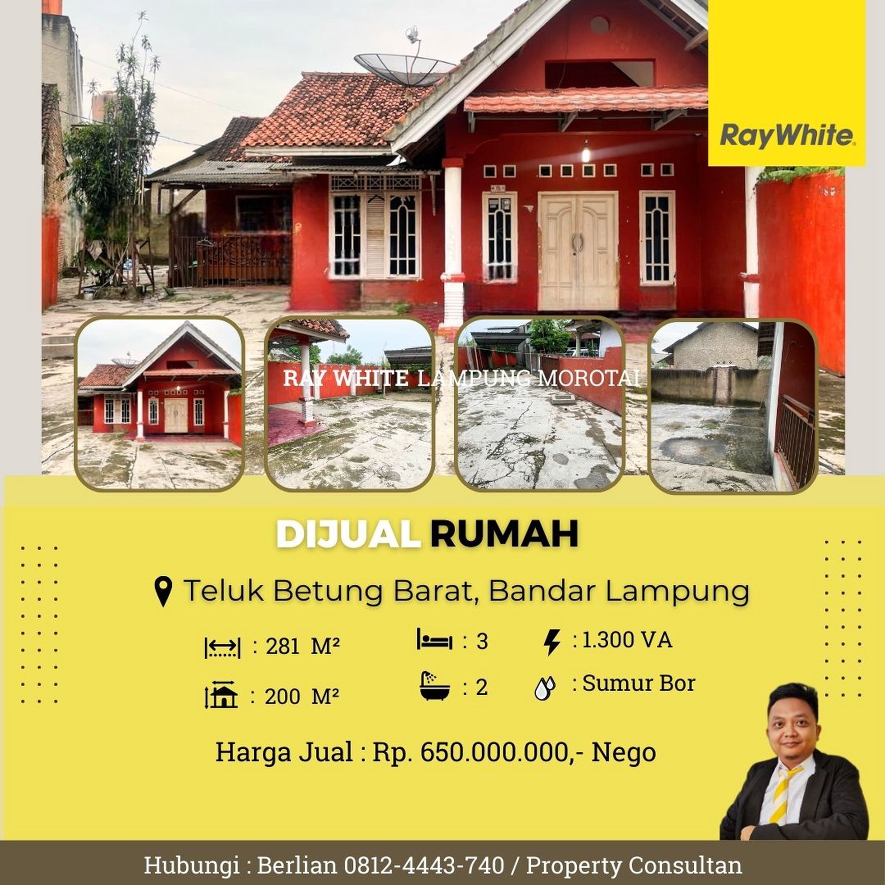 Rumah Murah di Teluk Betung Barat Bandar Lampung