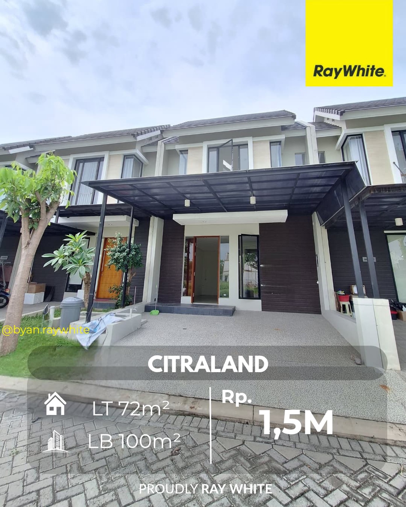 DIJUAL RUMAH MODERN DESIGN - NORTHWEST HILL CITRALAND