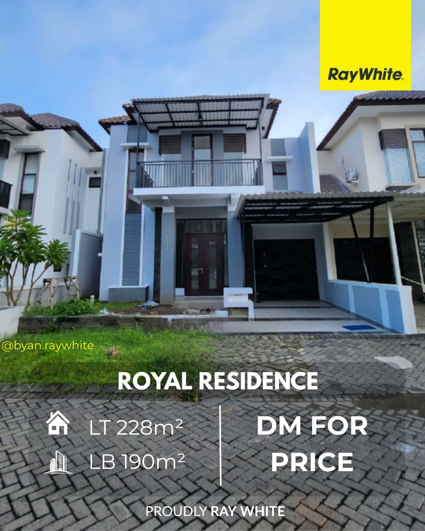 DIJUAL RUMAH MINIMALIS - ROYAL RESIDENCE