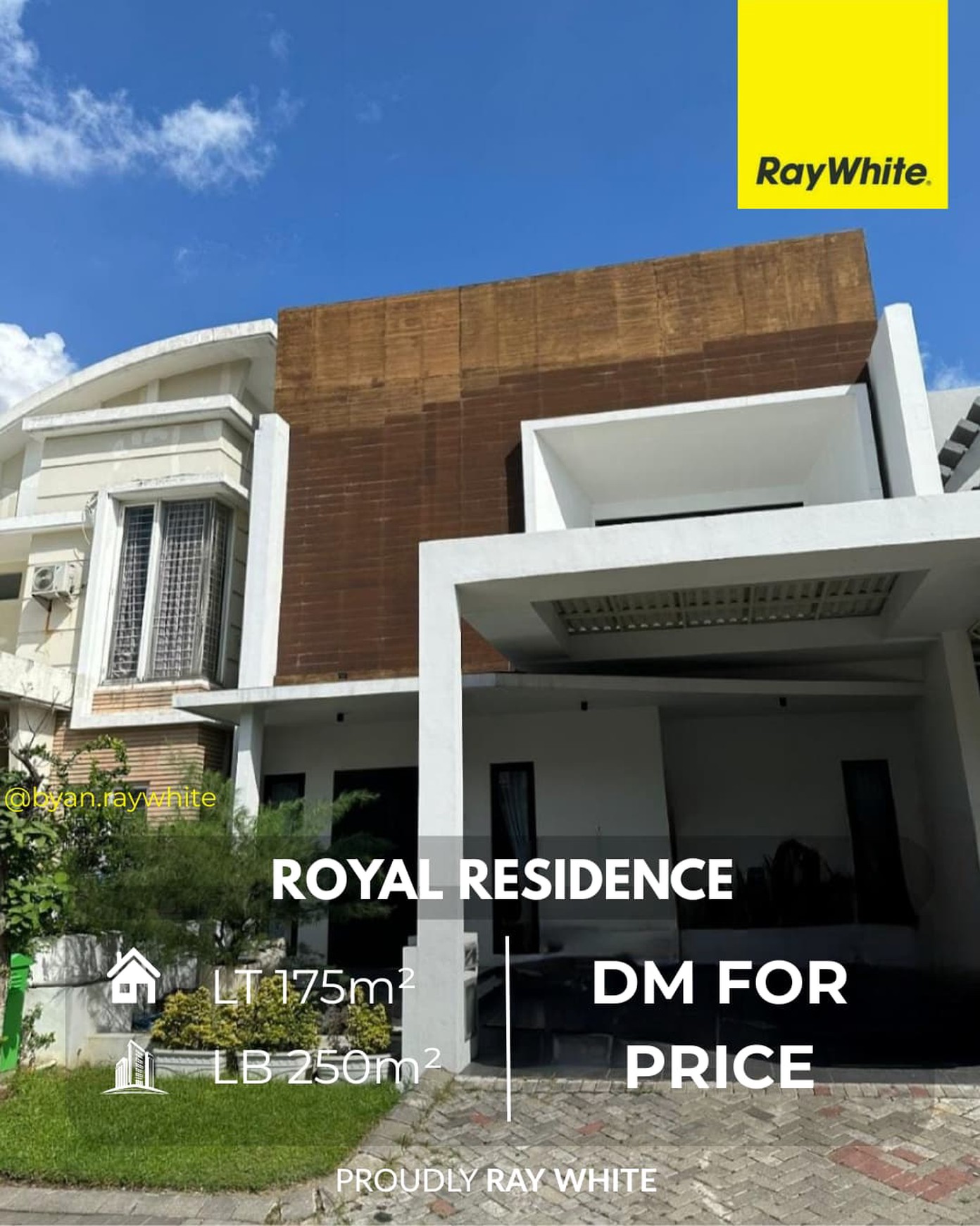 DIJUAL RUMAH MODERN MINIMALIS - ROYAL RESIDENCE