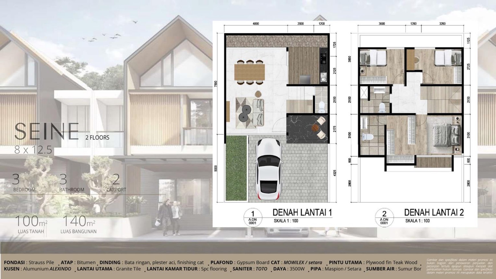 New Listing Rumah Baru di Bandung Utara Ada Smart Lock Door, Setraduta