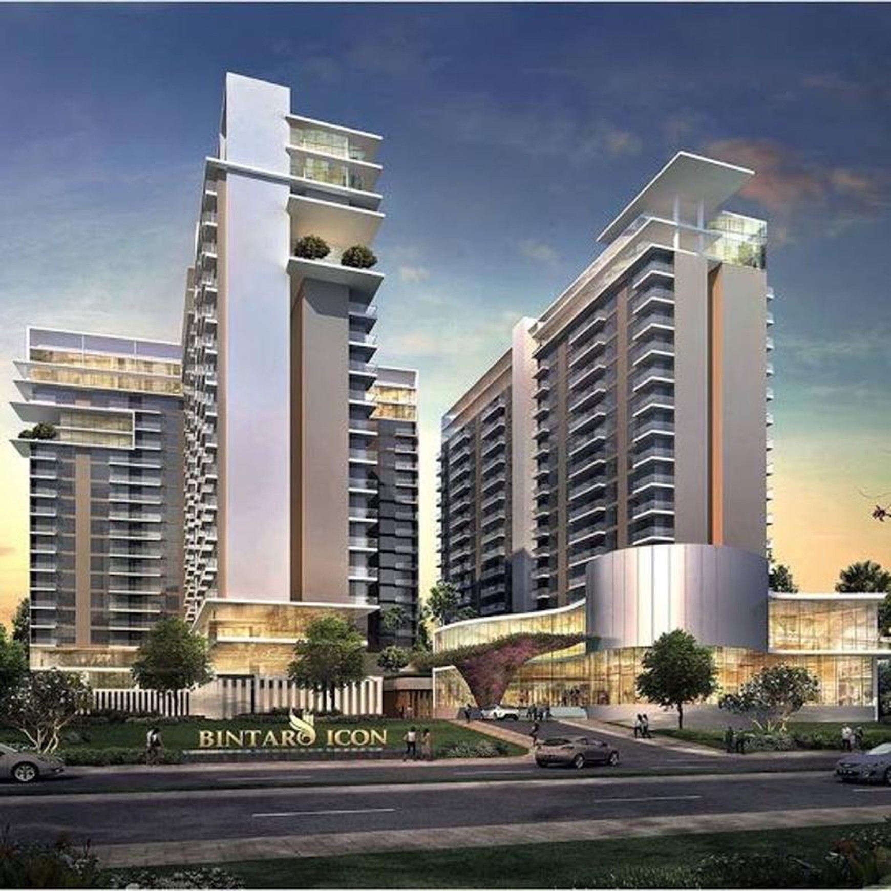 Apartemen Icon 2 bedroom dg furnish, lokasi dekat dg sektor 9 Bintaro...