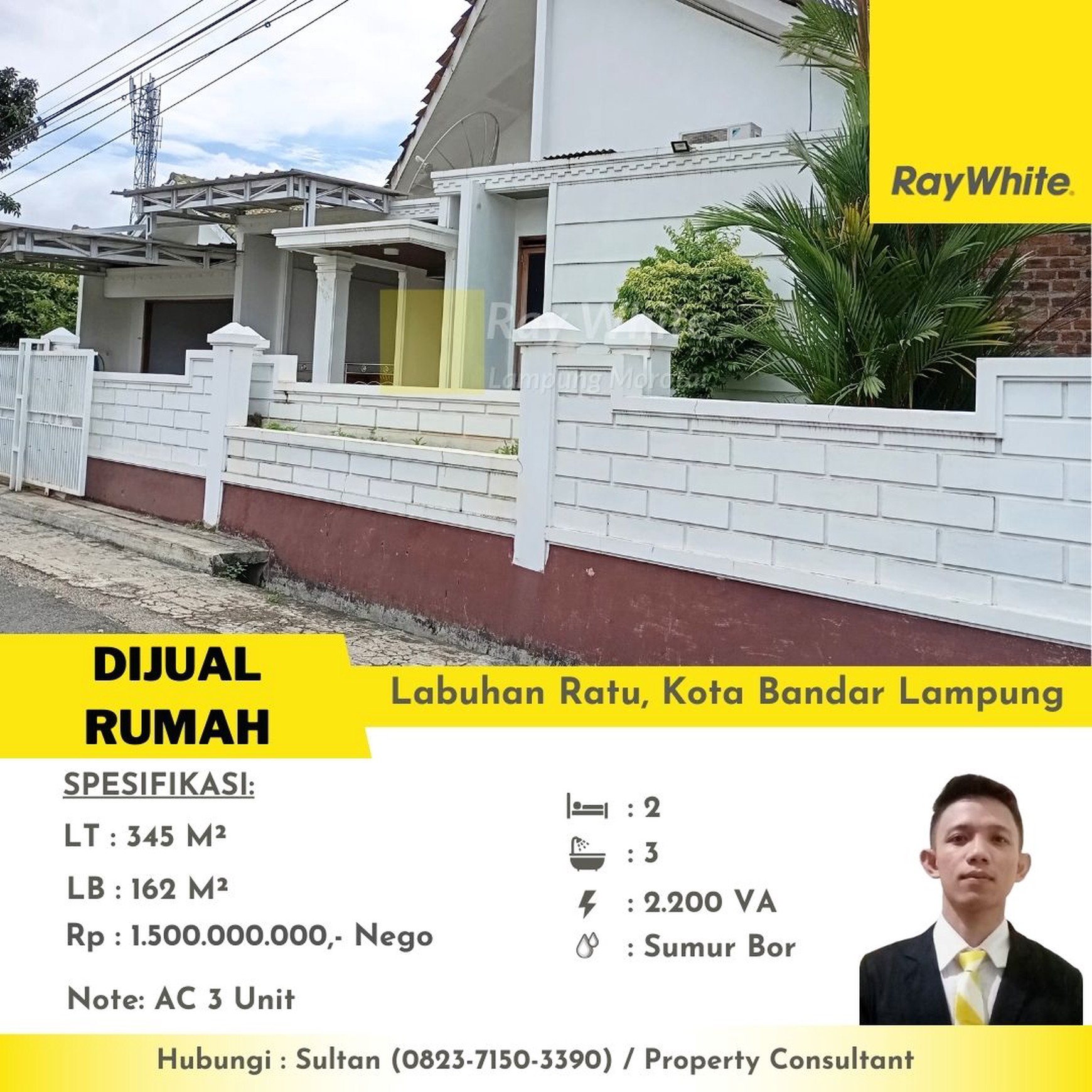 rumah 345 m2 kota sepang way halim