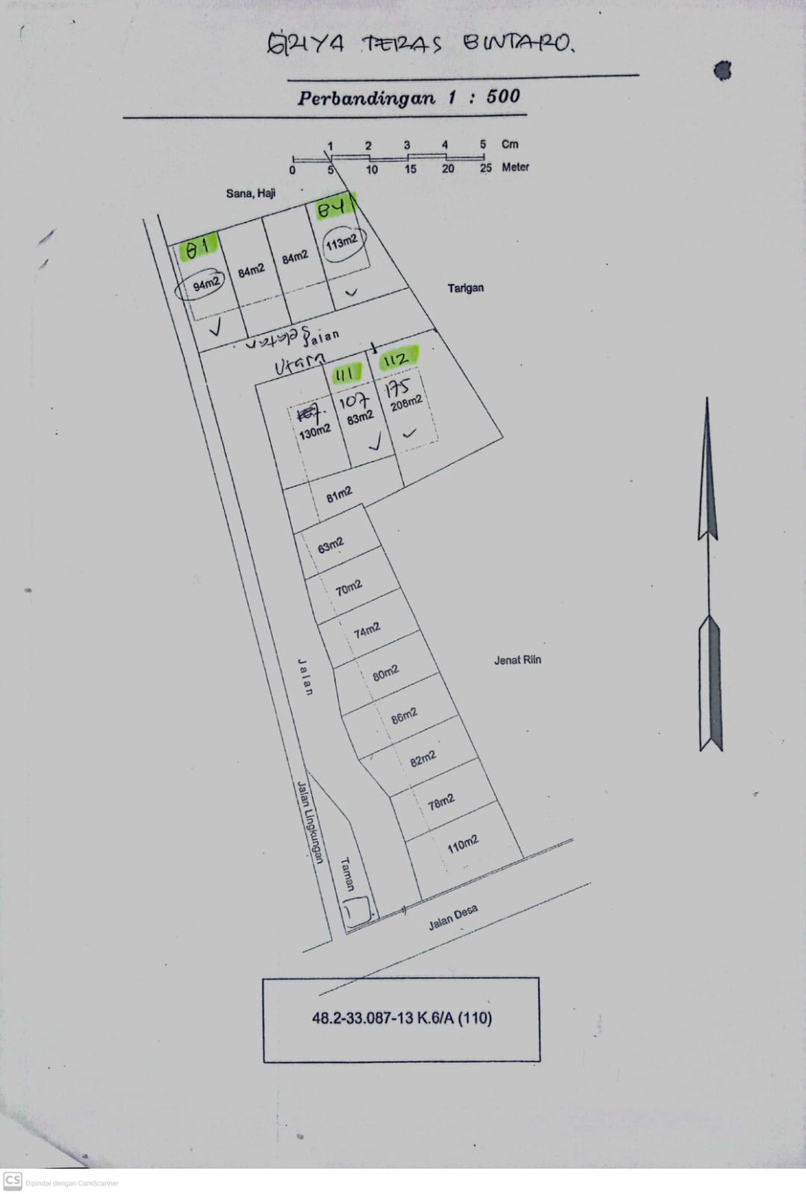 Kavling Siap Bangun dalam Cluster dan Lokasi Strategis @Griya Teras Bintaro, Ciputat
