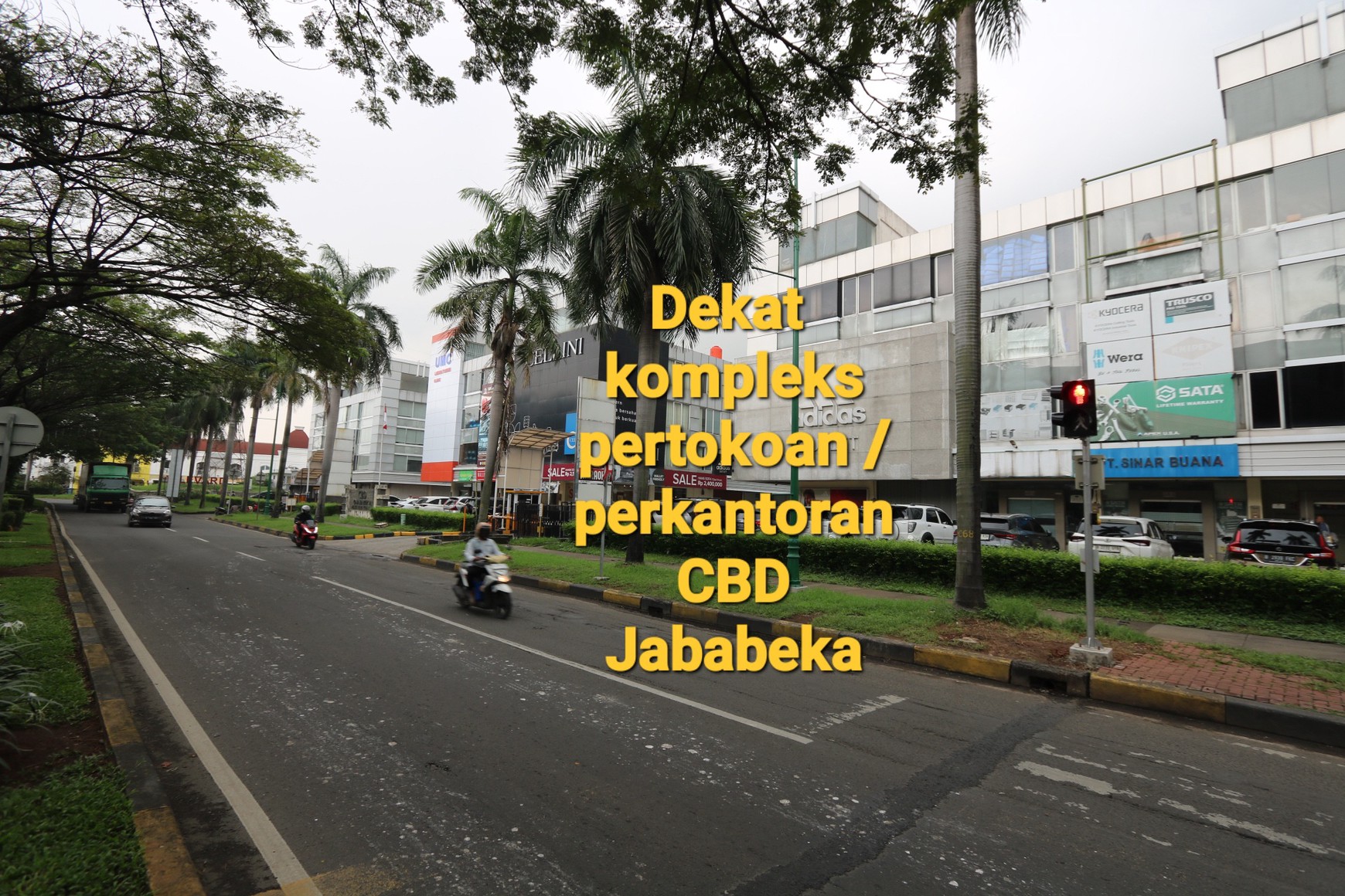 GUDANG STRATEGIS DI  KAWASAN INDUSTRI JABABEKA, CIKARANG JAWA BARAT, AKSES MUDAH JALAN TOL