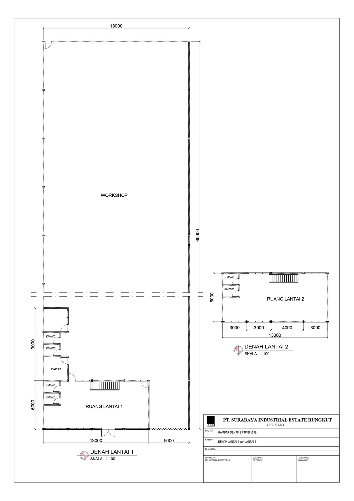 Disewakan Gudang/Pabrik JL. Berbek Industri, Sidoarjo