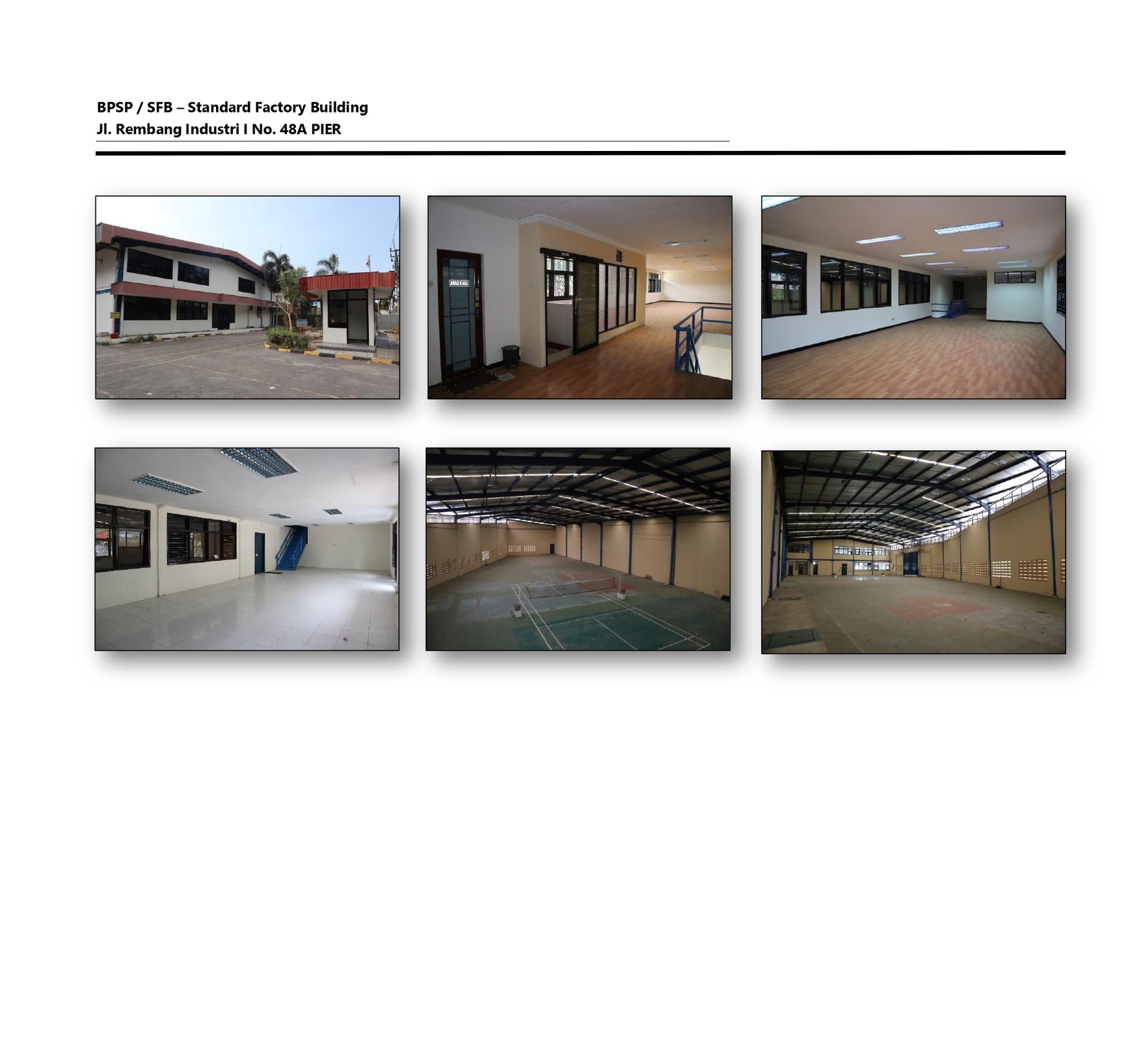 Disewakan Gudang/Pabrik Kawasan Industri PIER Pasuruan