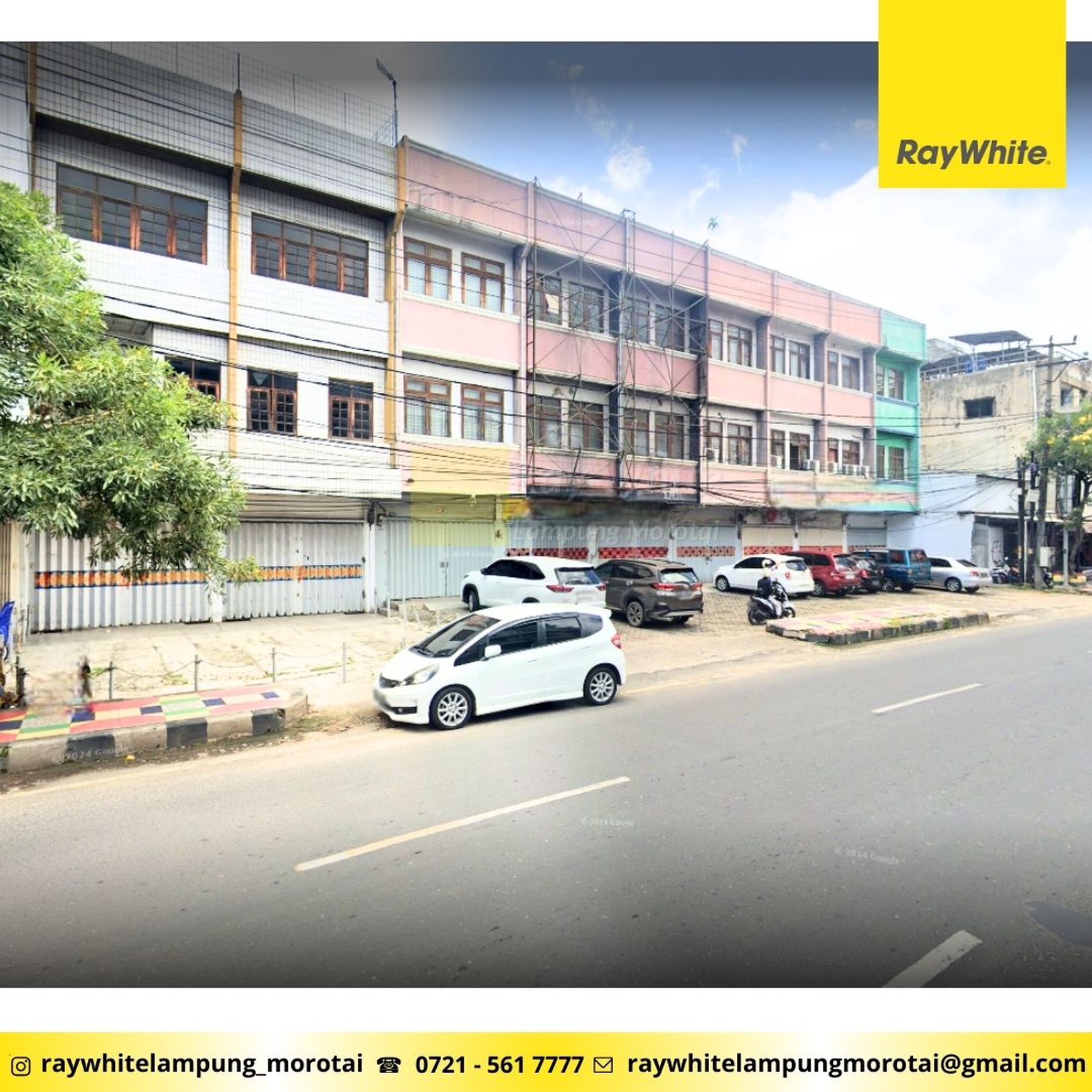 Disewakan Ruko 2 pintu pusat kota bandarlampung