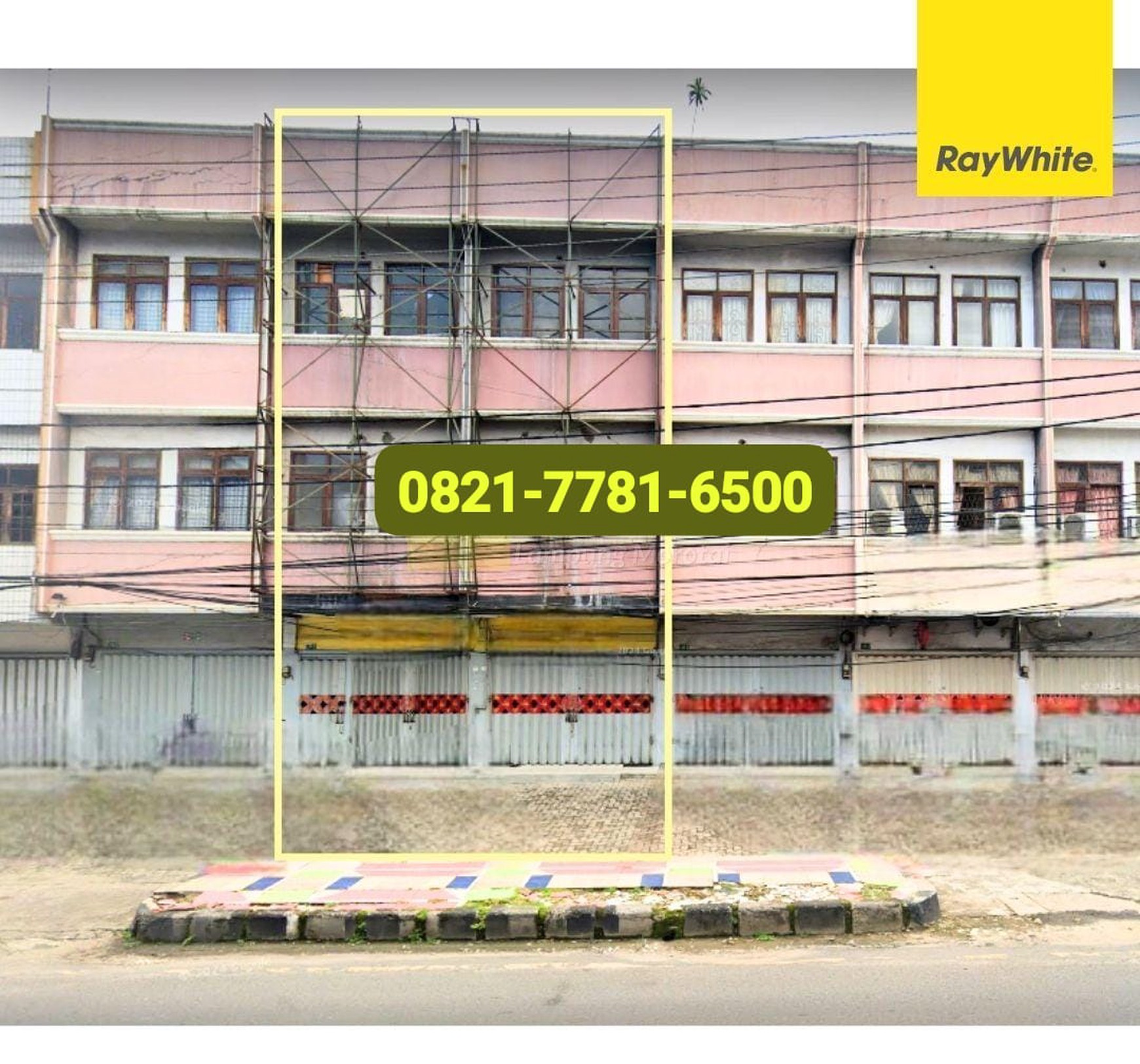 Disewakan Ruko 2 pintu pusat kota bandarlampung