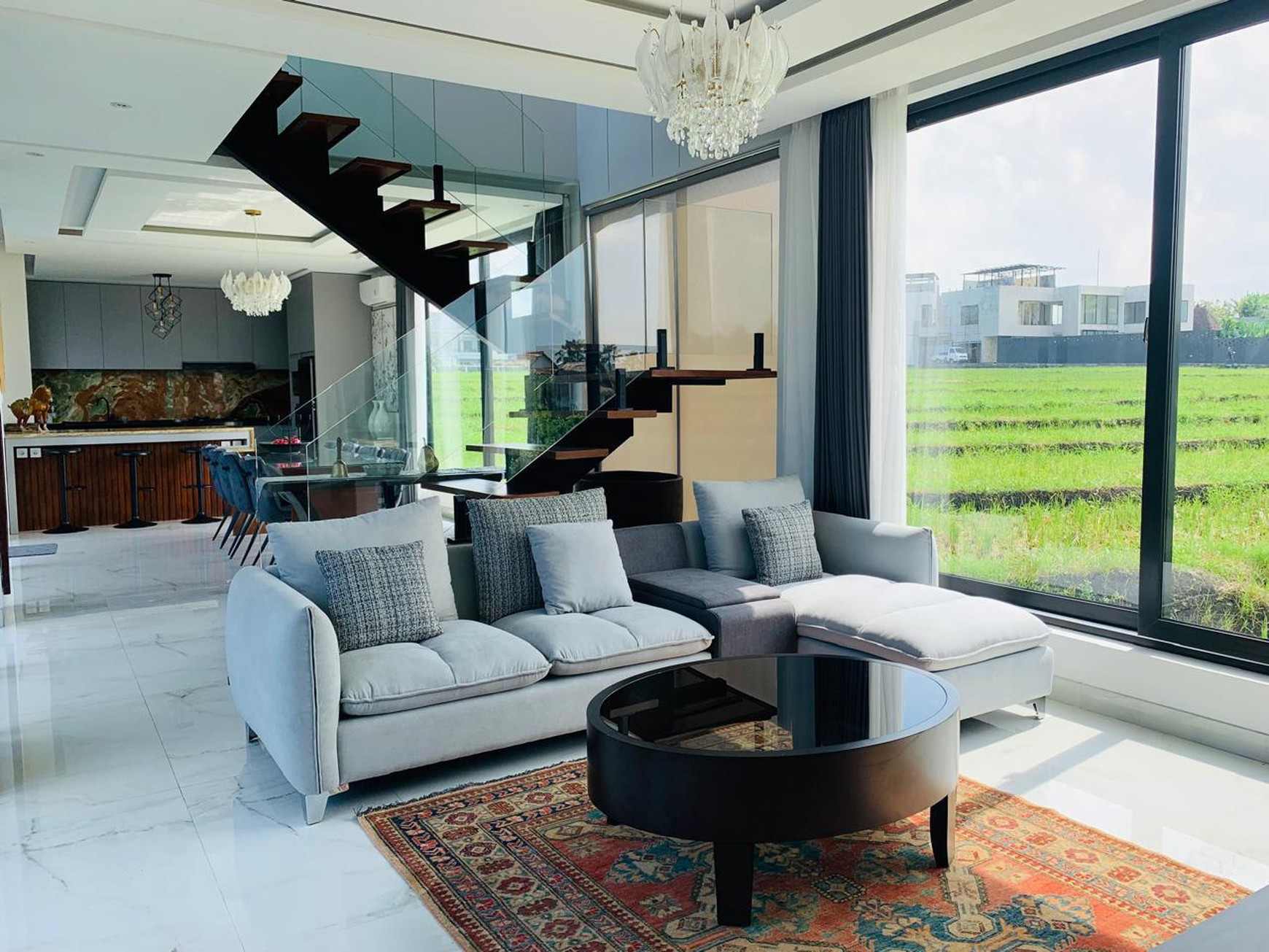 Brand New Luxury Villa With Ocean View And Rice Field Pantai Lima Bali