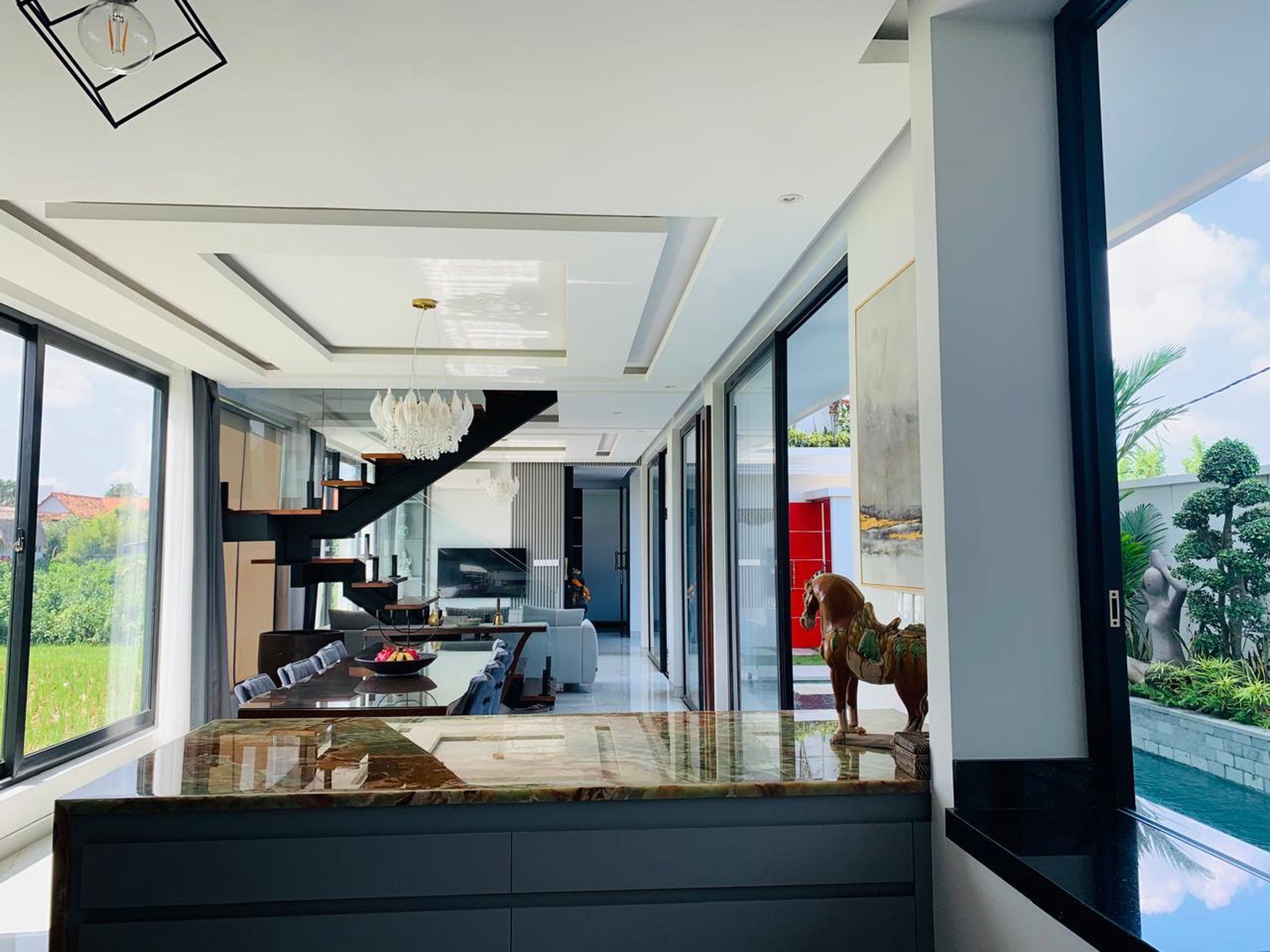 Brand New Luxury Villa With Ocean View And Rice Field Pantai Lima Bali