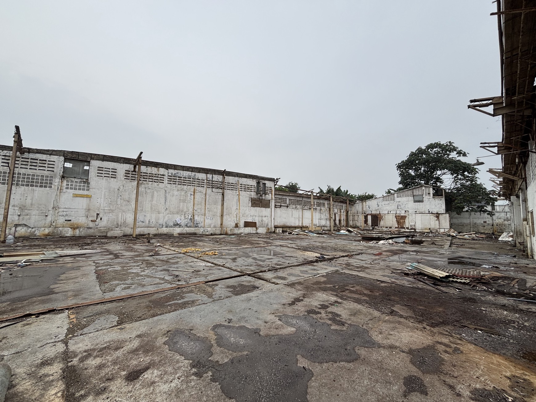 Ex Pabrik Gudang  Hanya Harga Tanah di Jl.Raya Thole Iskandar Sukmajaya Depok 