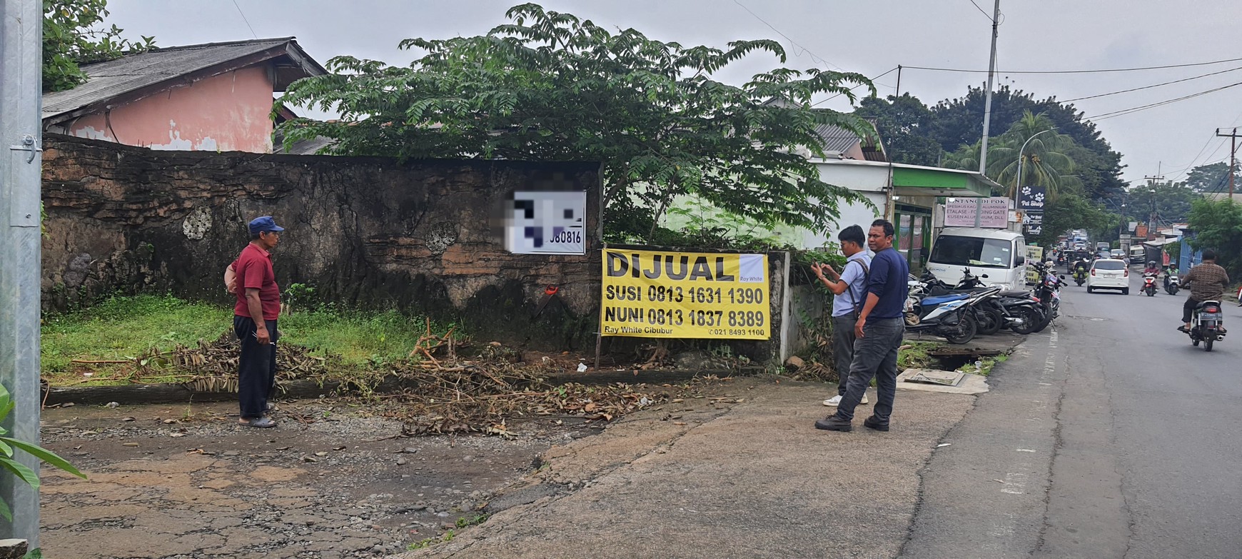 Ex Pabrik Gudang  Hanya Harga Tanah di Jl.Raya Thole Iskandar Sukmajaya Depok 