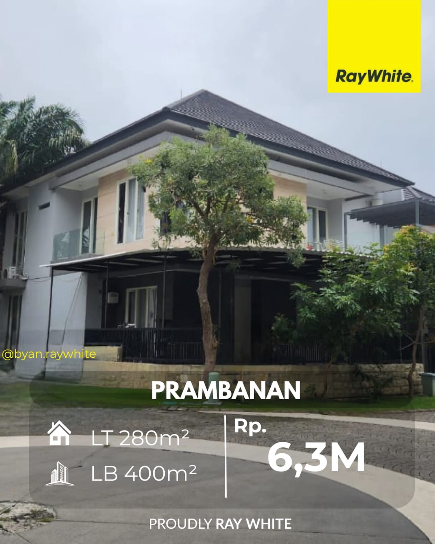 DIJUAL RUMAH MEWAH MODERN FULL FURNISHED - PRAMBANAN RESIDENCE
