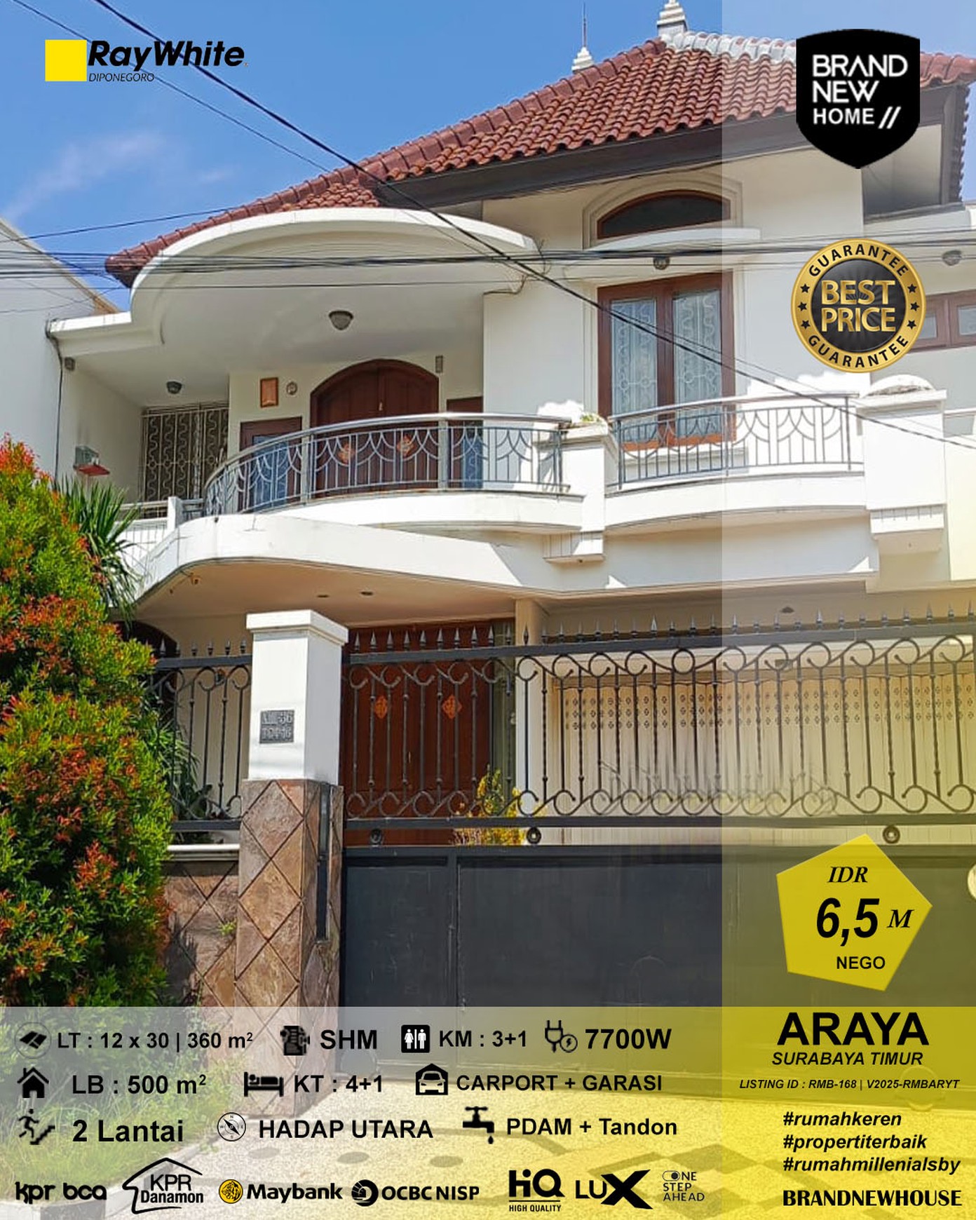 DIJUAL RUMAH MEWAH ARAYA GALAXY BUMI PERMAI