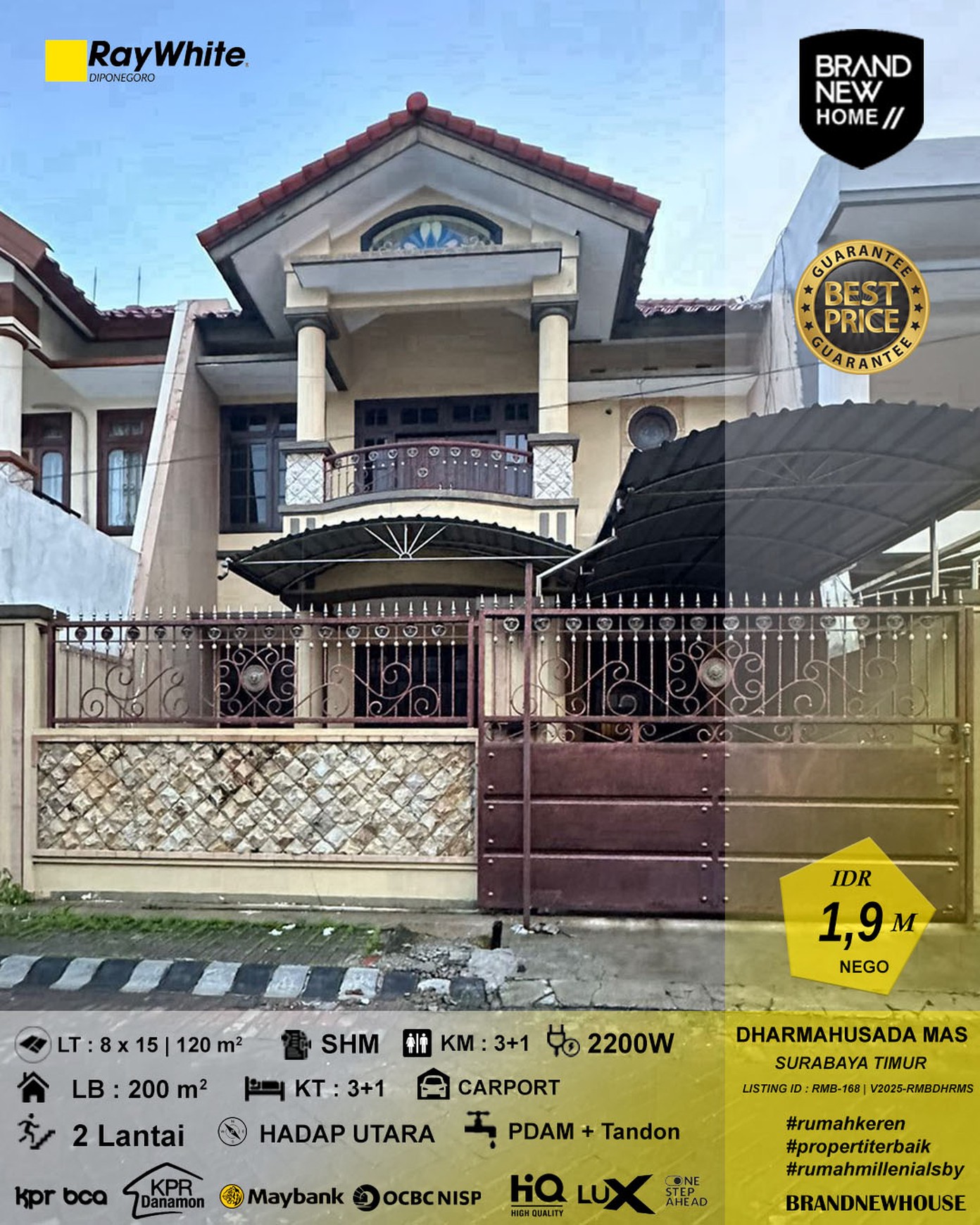 Dijual Rumah Dharmahusada Mas