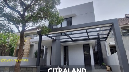 DIJUAL RUMAH GRESS MINIMALIS MODERN - CITRALAND 