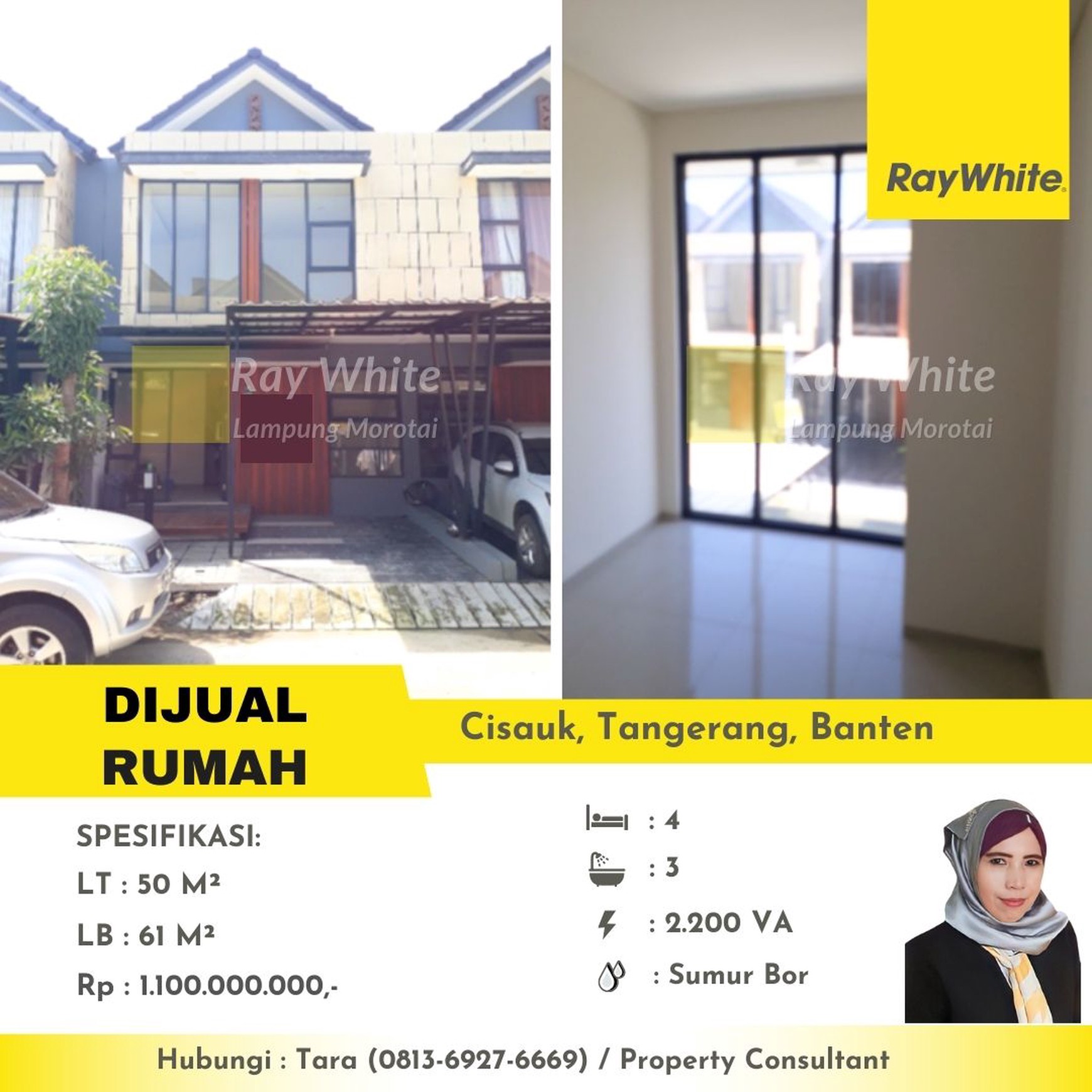 dijual rumah murah cisauk tanggerang