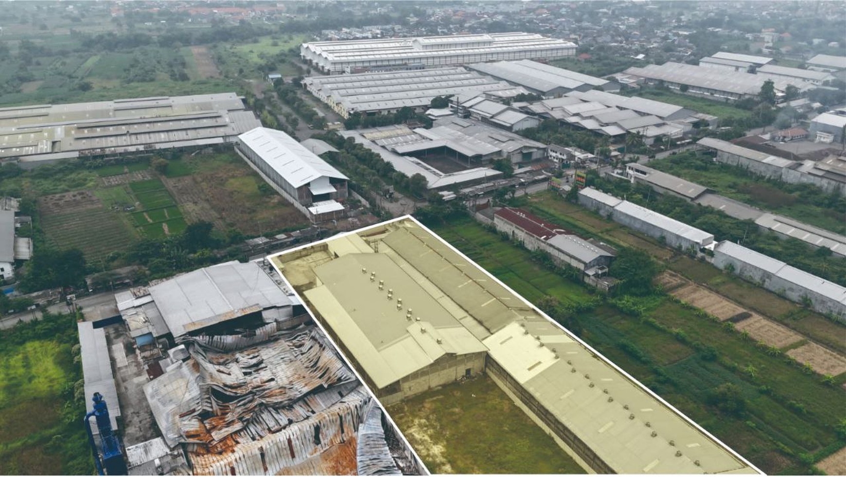 Disewakan Cepat! Gudang / Pabrik kawasan Industri Surabaya