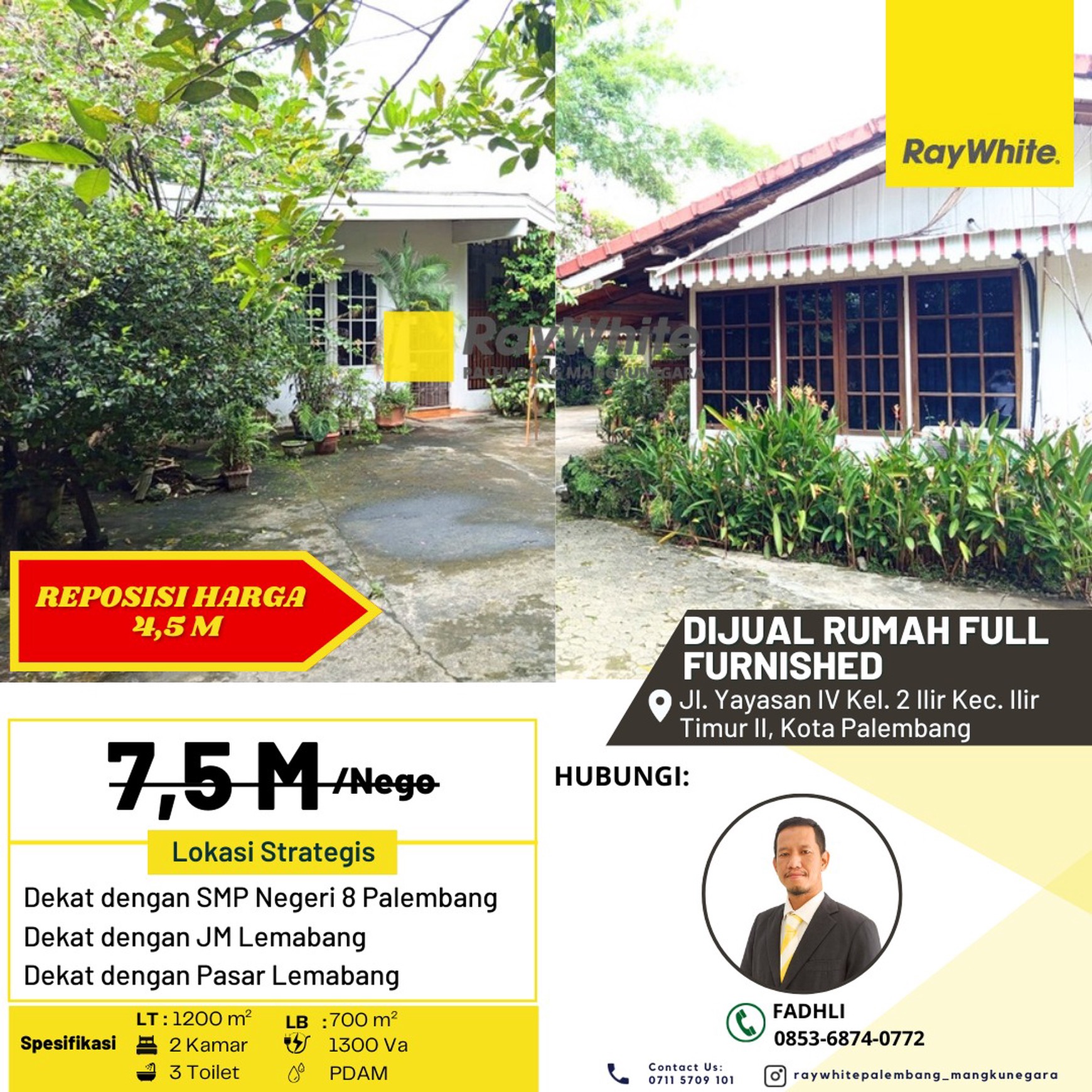 Dijual Rumah Full Furnised dekat JM Lemabang