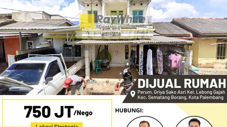 Rumah Dijual Di Griya Sako Asri Lebung Gajah Sematang Borang