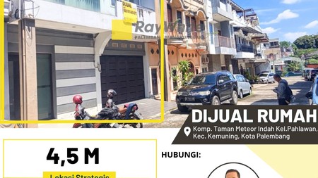Rumah Dijual dekat SMA N 3 Palembang