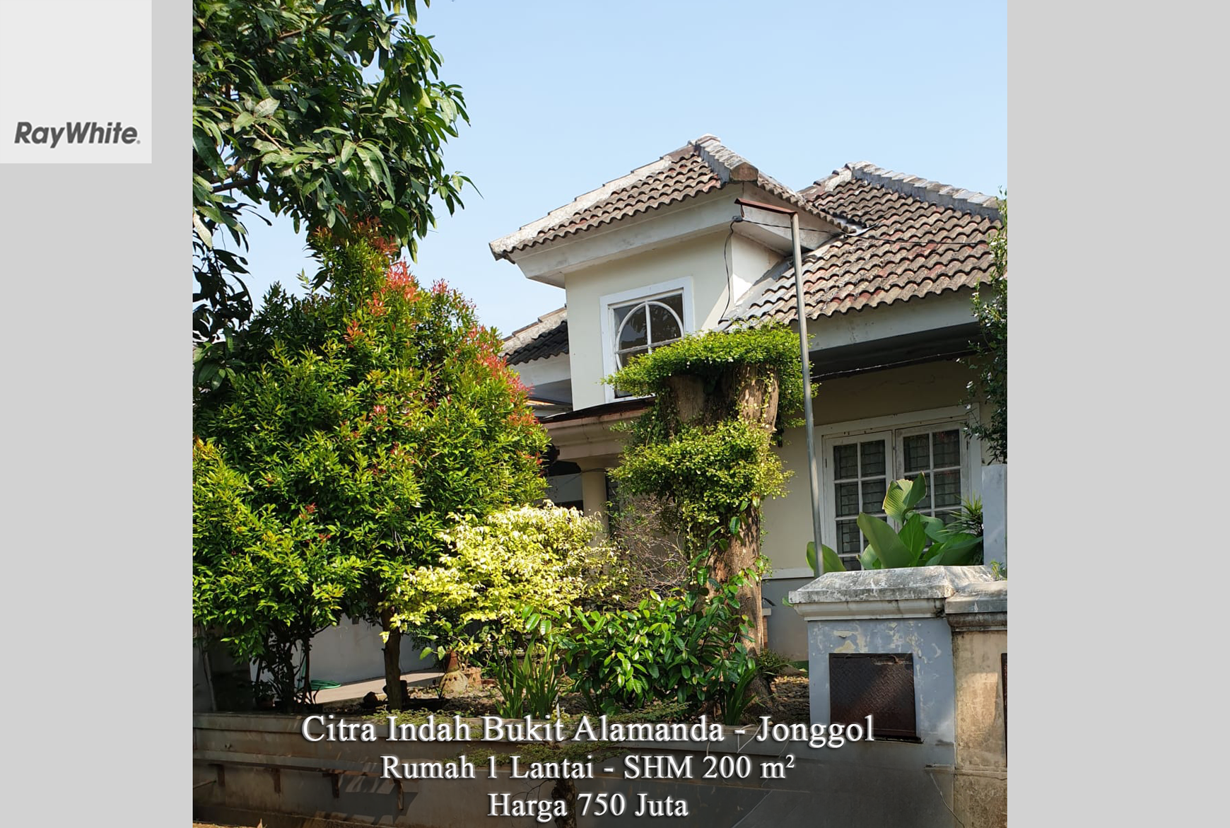 FOR SALE Rumah Cluster Citra Indah Bukit Alamanda Jonggol Bogor