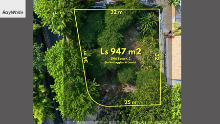 FOR SALE Tanah Komersial Murah dibawah NJOP K2 Bisa Bangun 6 Lantai di Duren Tiga Raya Pancoran Jakarta Selatan  #Emm
