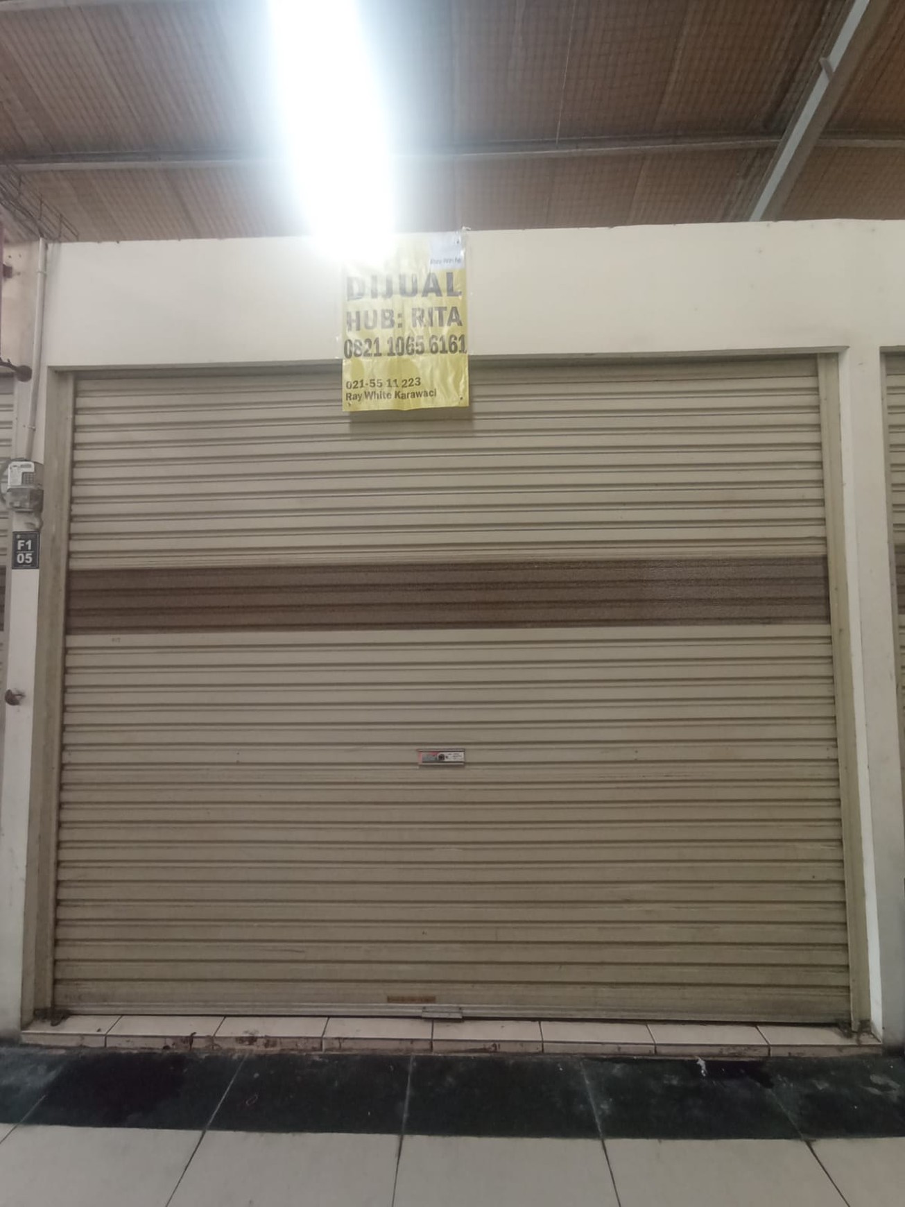 Dijual kios di Pasar Malabar Perum Karawaci Tangerang