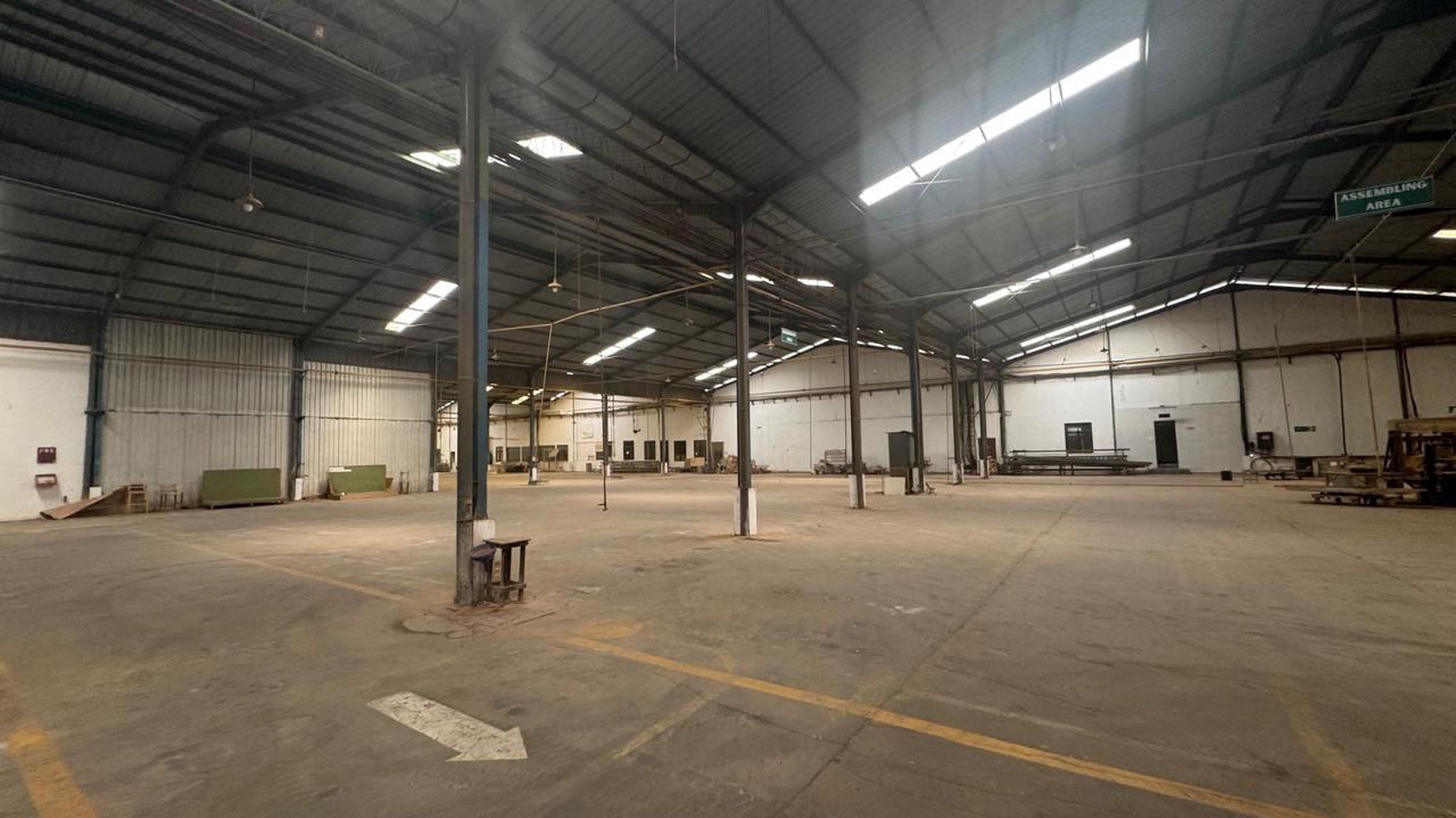 Disewakan Gudang ex Pabrik Siap Pakai