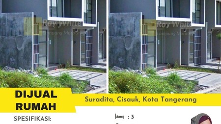 dijual rumah lelang cisauk