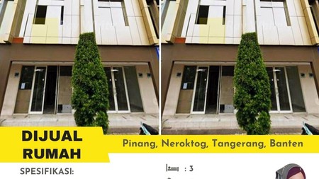 dijual rumah pinang,nerogtog tangerang banten