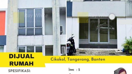dijual rumah cikokol tangerang banten