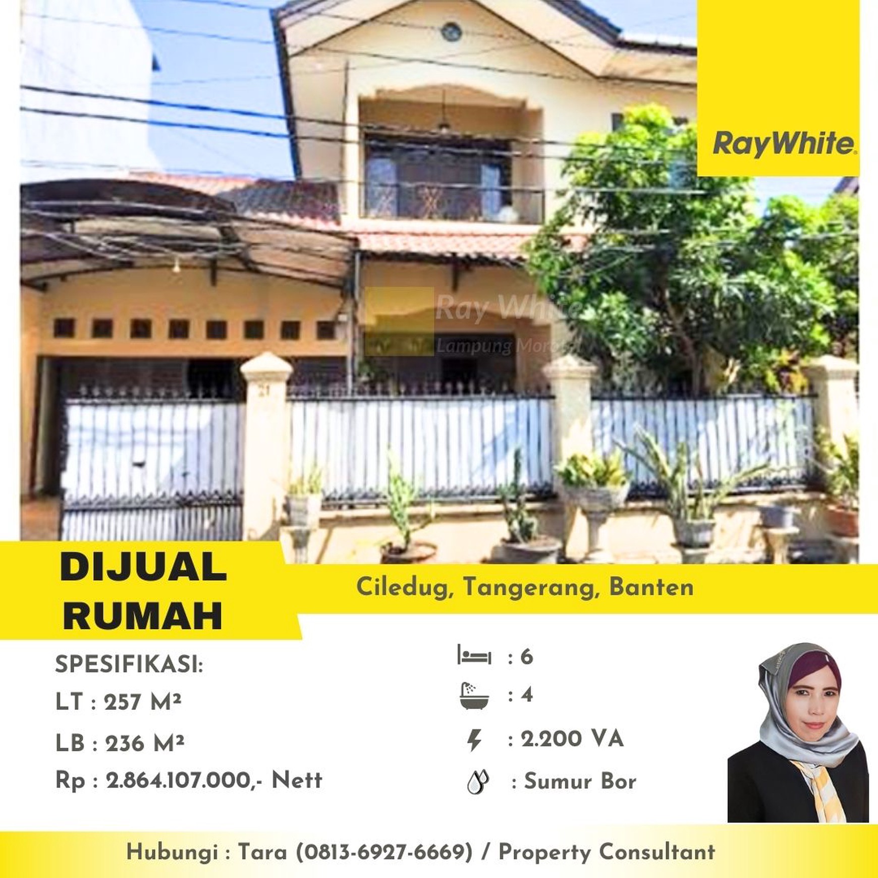 dijual rumah di ciledug