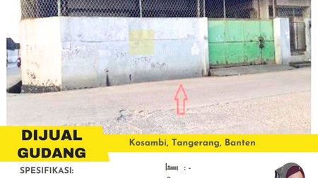 dijual gudang kosambi