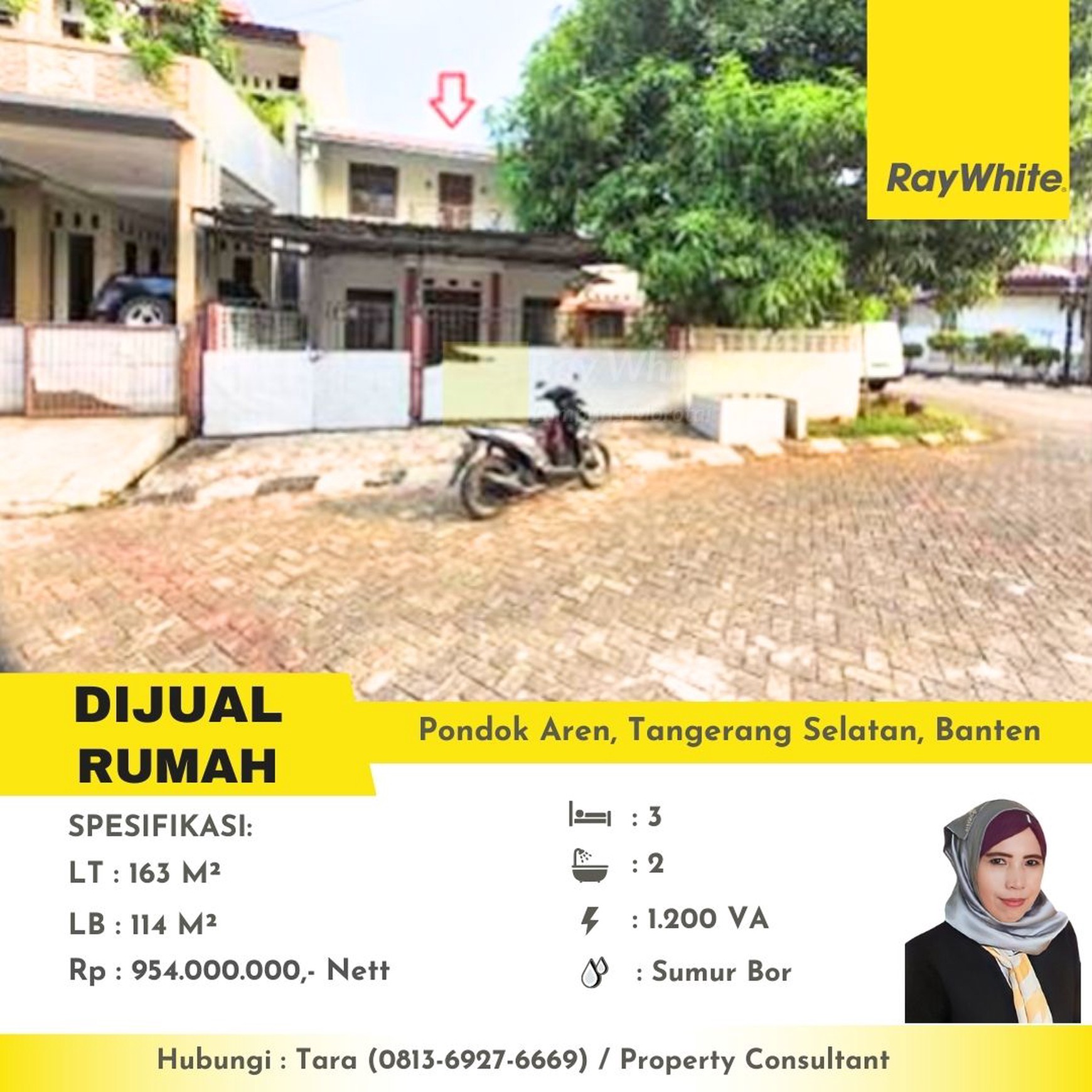 dijual rumah murah pondok aren
