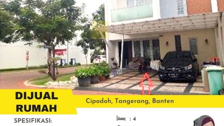 dijual rumah murah cipodoh tangerang