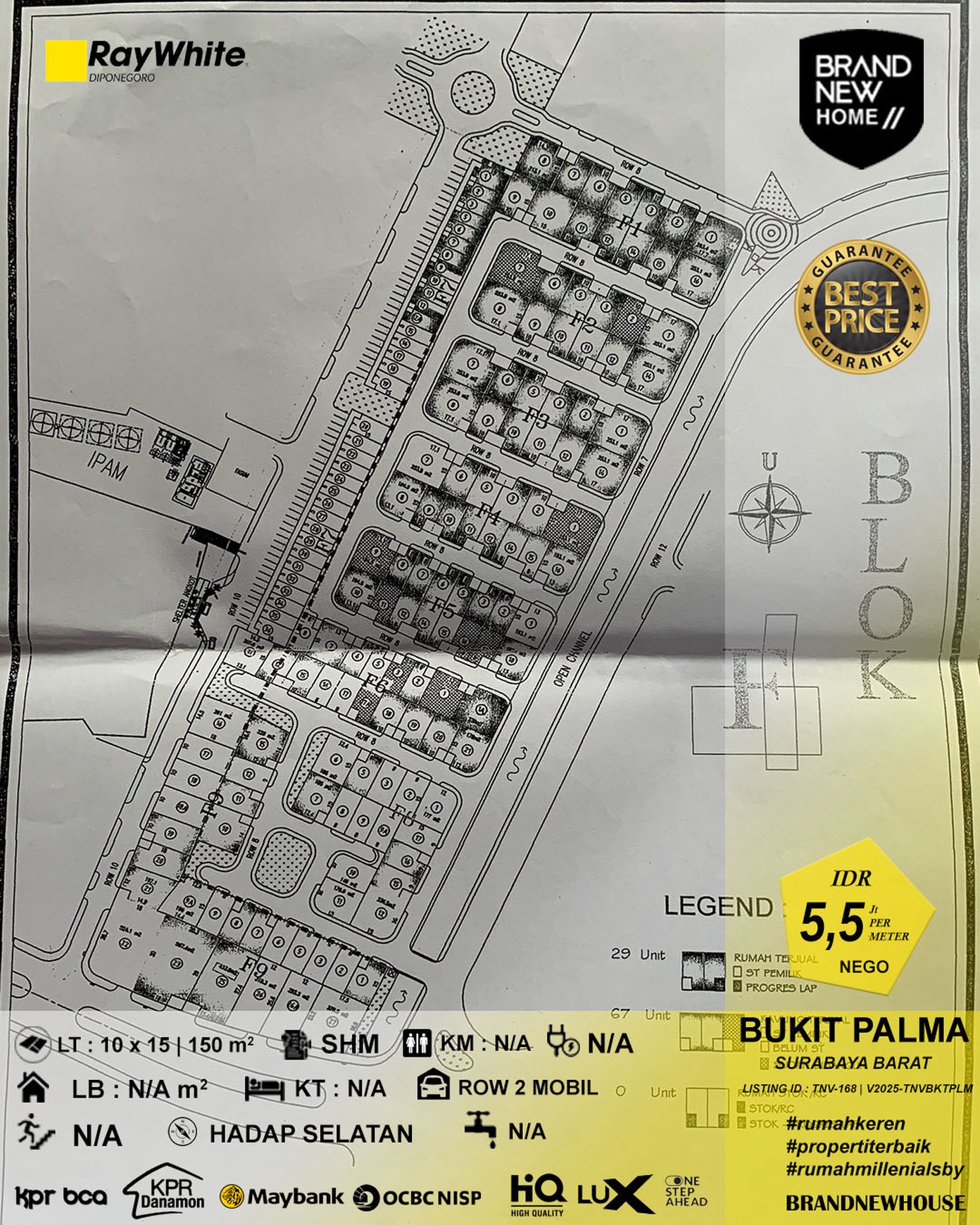 DIJUAL MURAH TANAH KAVLING BUKIT PALMA