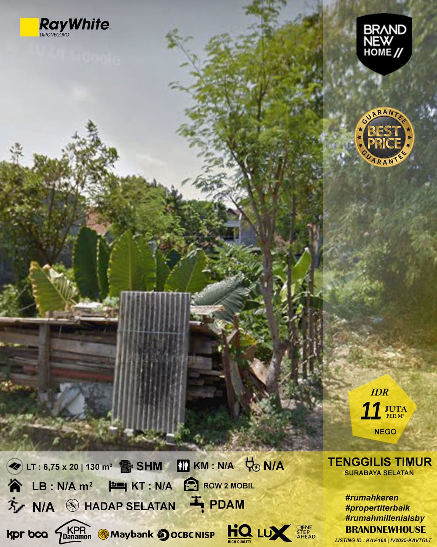 DIJUAL MURAH TANAH TENGGILIS