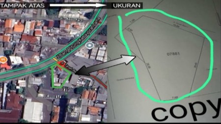 Dijual Cepat Tanah di Area Komersil DIbawah Harga Pasaran, Lokasi Strategis - Langsung di Pinggir Jalan Raya Kebayoran Lama, Jakarta Selatan