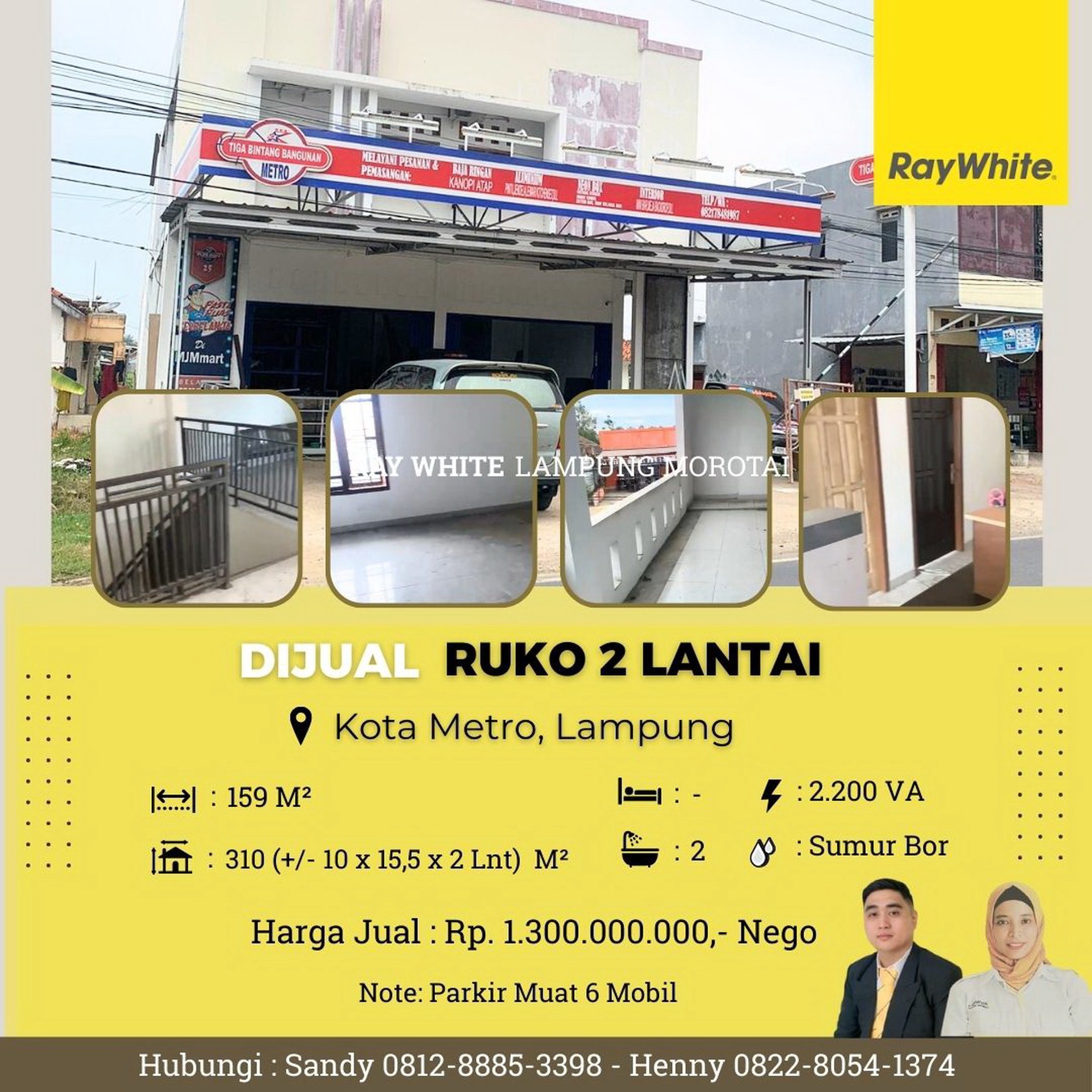 Dijual Ruko 2 lantai