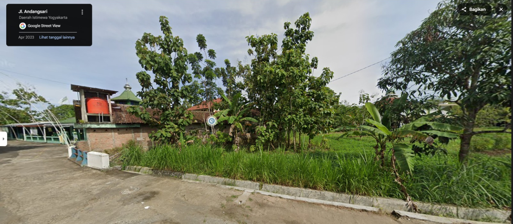 Tanah Luas 1760 Meter Persegi Lokasi RS Nur Rohmah Playen Gunung Kidul 