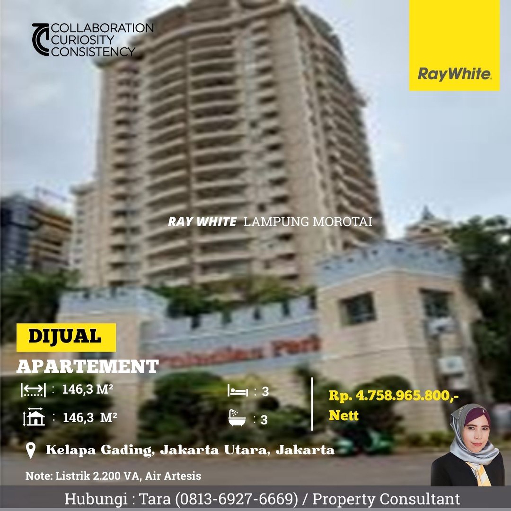 apartement murah di paladian park kelapa gading