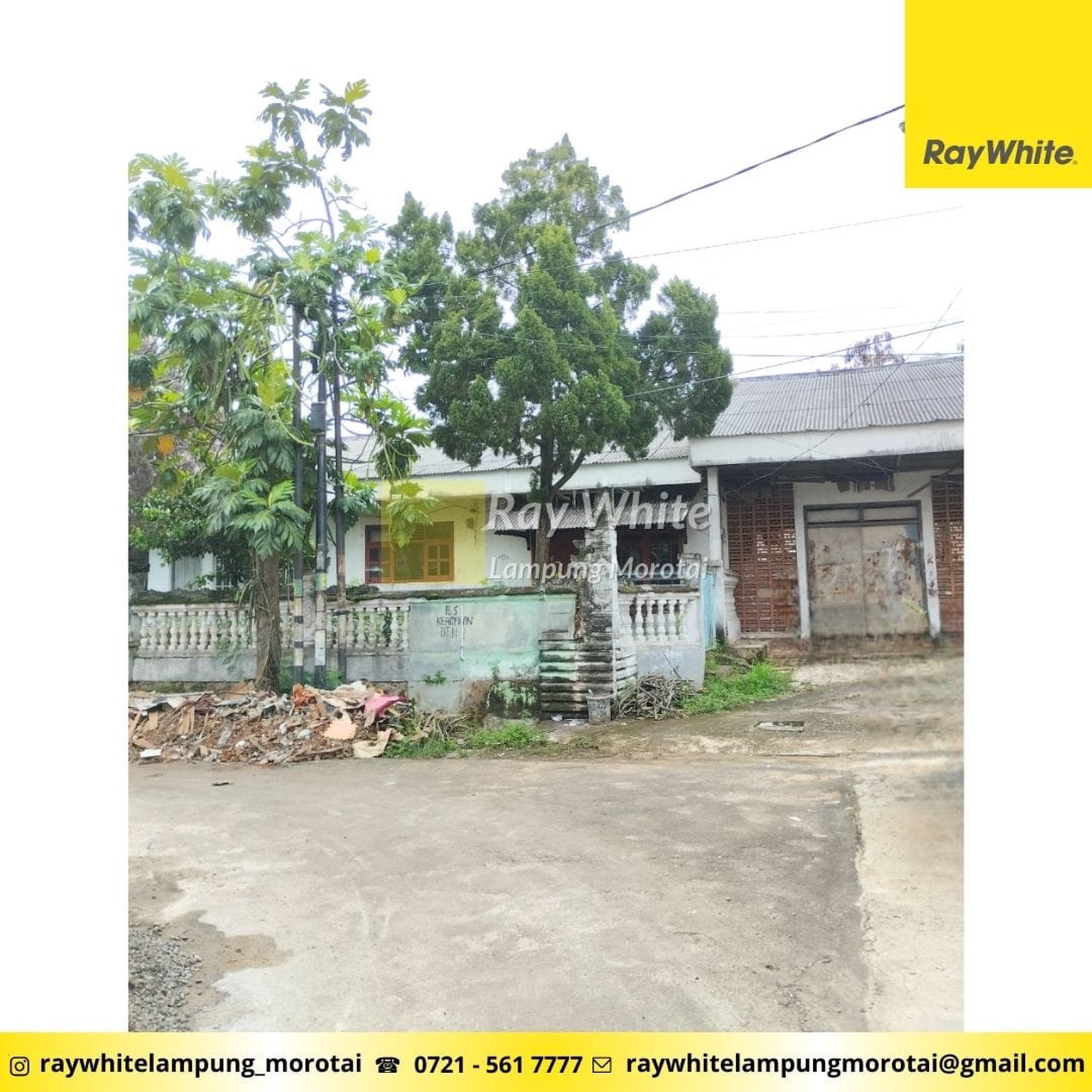Dijual Tanah Bonus Bangunan Way Halim