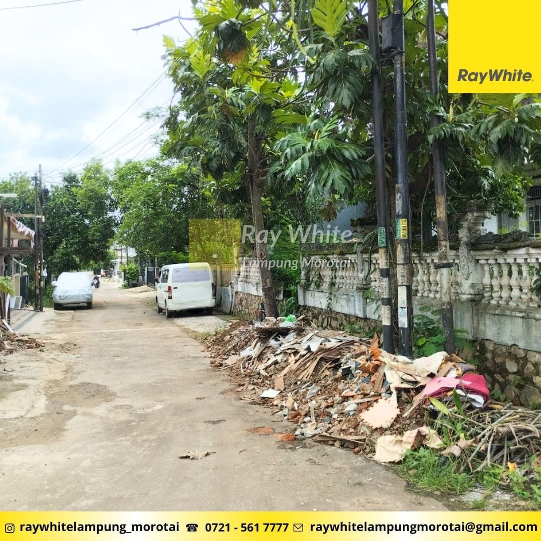 Dijual Tanah Bonus Bangunan Way Halim