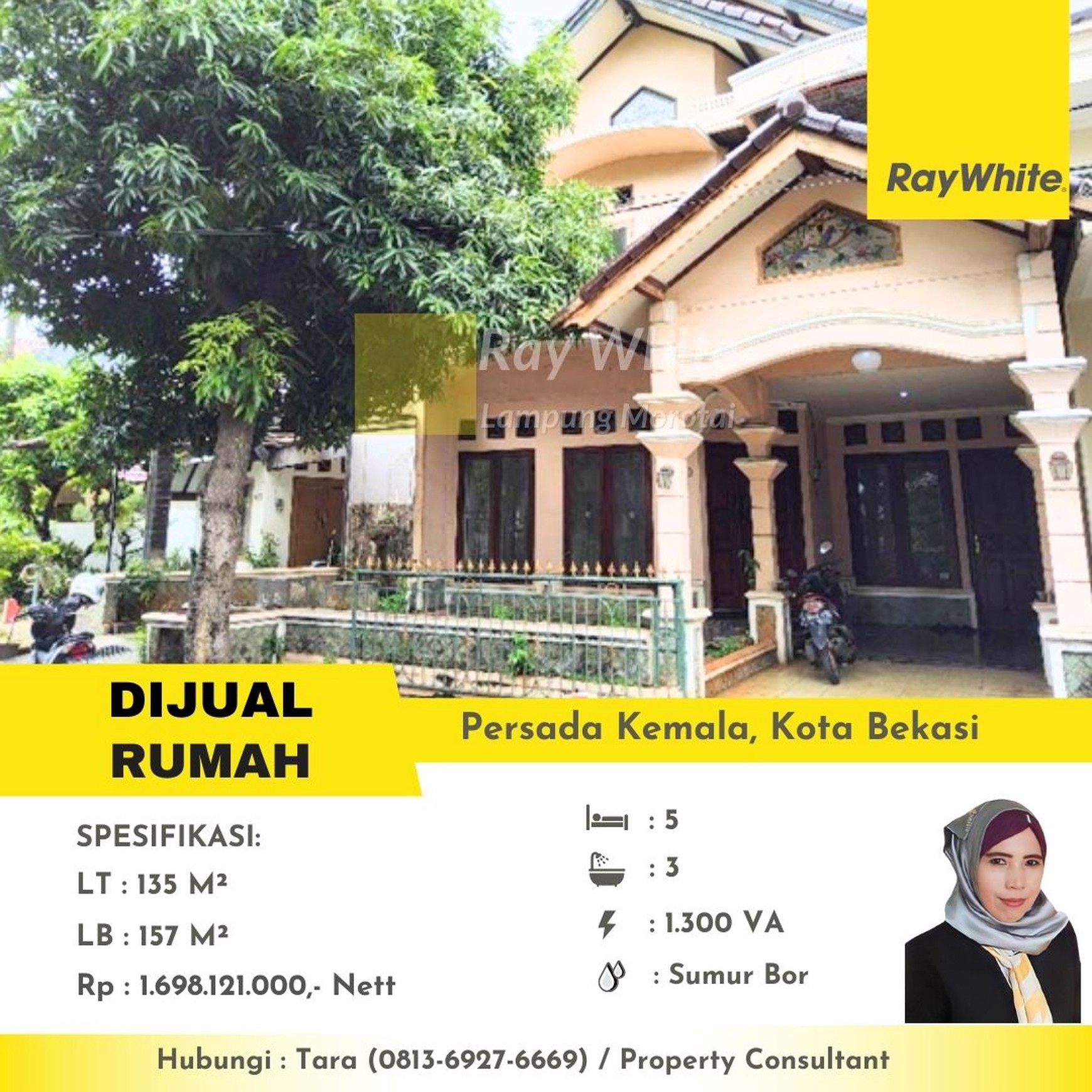 rumah murah persada kemala bekasi barat