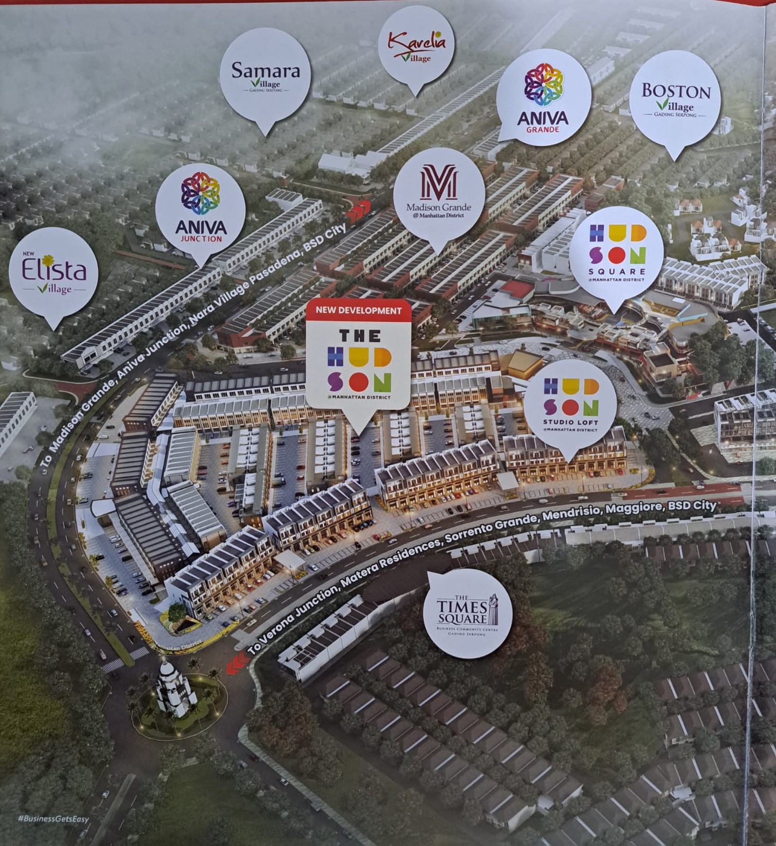 For sale Studio Loft Office Building Hudson Gading Serpong Tangerang Indonesia