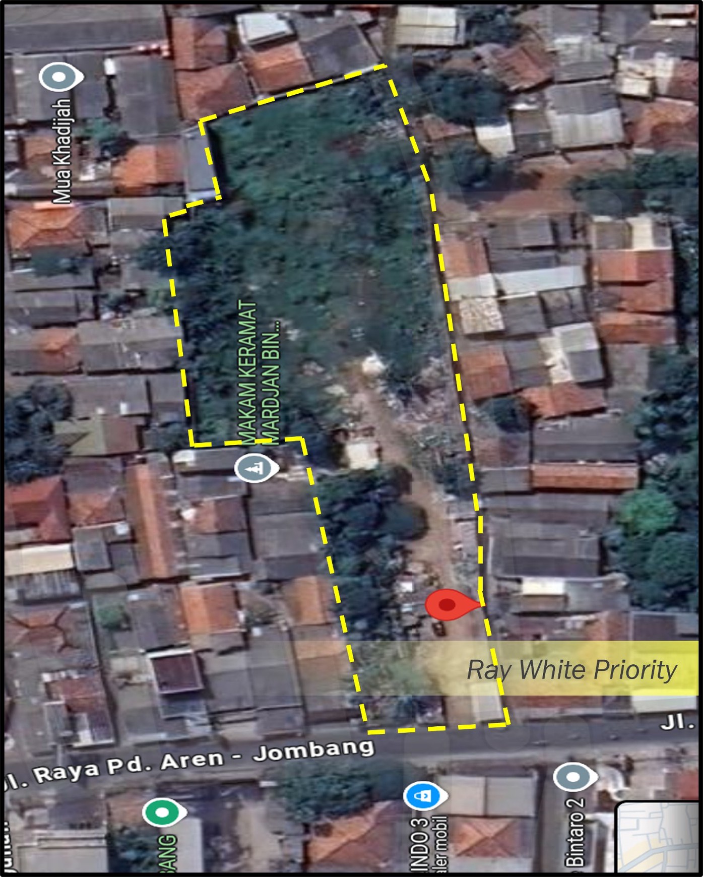 KAVLING COMERSIAL 200 METER DARI STASIUN SUDIMARA JOMBANG BINTARO, TANGERANG SELATAN