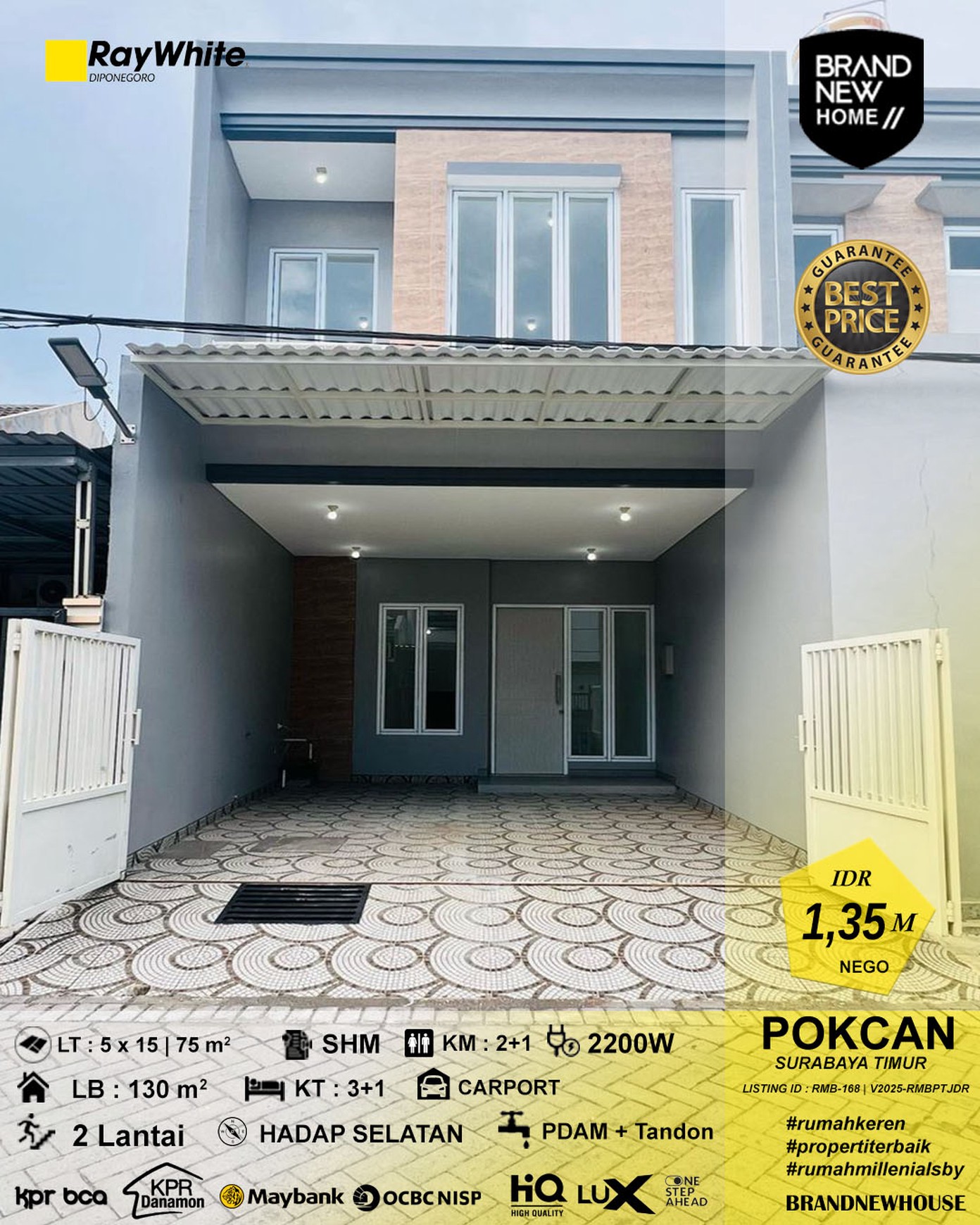 FOR SALE PONDOK TJANDRA FREE BPHTB