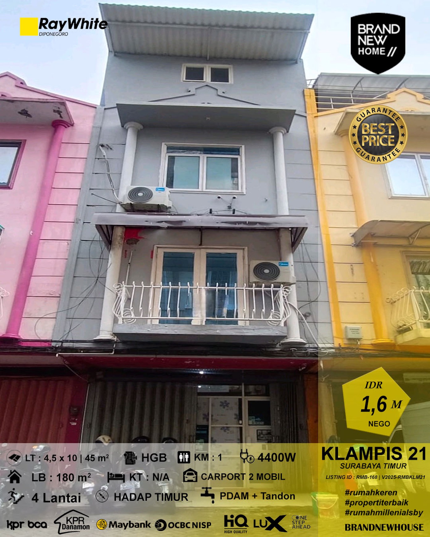 DIJUAL MURAH RUKO KLAMPIS 21